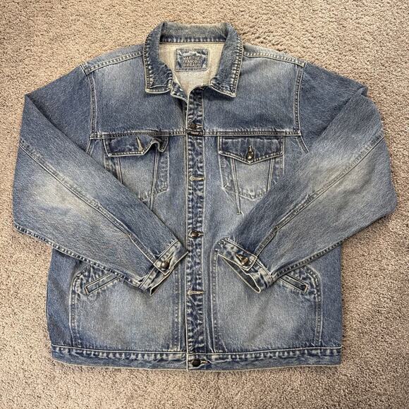 Marithe Francois Girbaud Other - Vintage Marithe Francois Girbaud Denim Jeans Jacket Mens XLY2K Skater